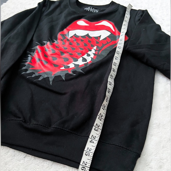 THE ROLLING STONES Halloween Vampire Spike Pullover Sweatshirt - Picture 5 of 6